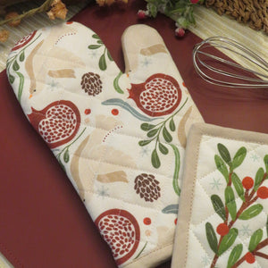 Winter Berry Oven Mit Set available at Bench Home