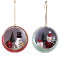 Load image into Gallery viewer, Wooden Holiday Ornament LED Lights | Two Styles