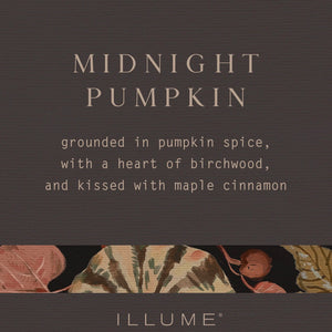 Midnight Pumpkin Crackle Glass Boxed Candle available at Bench Home