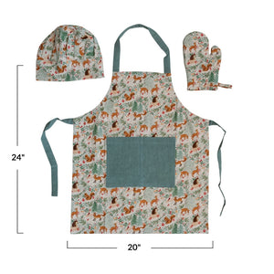 Child’s Woodland Apron Set