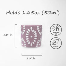 Load image into Gallery viewer, Lilac Talavera Shot Glass