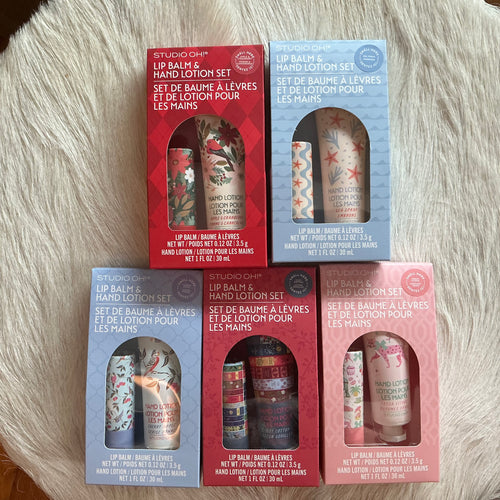 Lip Balm & Hand Lotion Set | 5 Styles