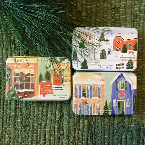Holiday Tin Candles | Three Styles