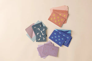 Celestial Notecards | Set of 16 Assorted available at Bench Home