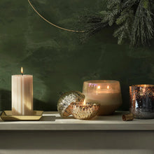 Load image into Gallery viewer, Balsam &amp; Cedar Green Mercury Ornament Candle