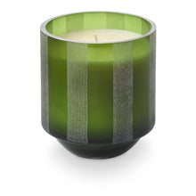 Load image into Gallery viewer, Fresh Balsam Etched Striped Glass Candle