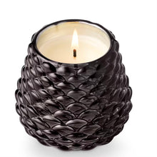 Load image into Gallery viewer, Midnight Pumpkin Pinecone Votive Candle ￼