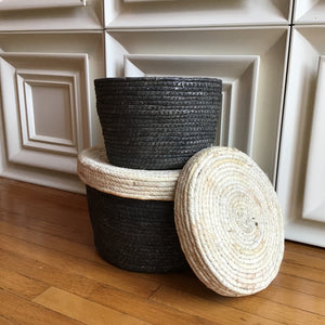 Woven Lidded Basket Set available at Bench Home