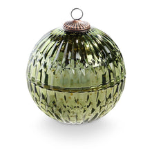 Load image into Gallery viewer, Balsam &amp; Cedar Green Mercury Ornament Candle
