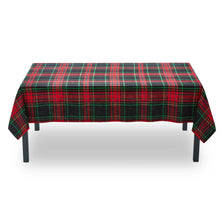 Load image into Gallery viewer, Christmas Plaid Tablecloth
