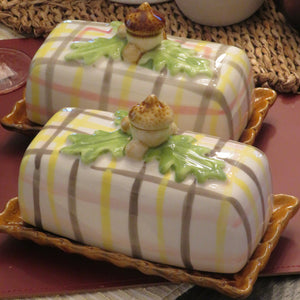 Butter Dish withAcorn handle ￼ available at Bench Home