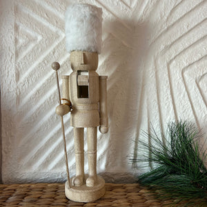 Resin Nutcracker with Fur Hat | 3 Styles available at Bench Home