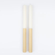 Load image into Gallery viewer, Gold Dipped Table Candles