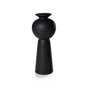 ZODAX Kyoto Modern Vase - Matte Black available at Bench Home
