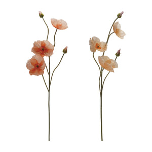 Faux Poppy Flower available at Bench Home