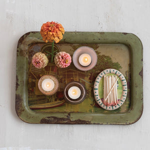 Seeded Glass Tealight/Votive Holder available at Bench Home