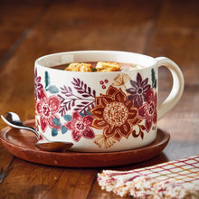 Load image into Gallery viewer, Autumn Bloom Soup Mug
