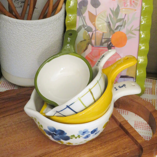 Floral Measuring Cups