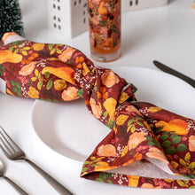 Load image into Gallery viewer, Holiday Yuletide Blooms Kitchen Tea Towel Set