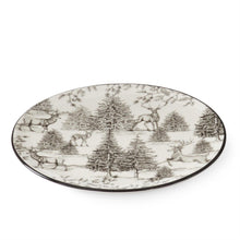 Load image into Gallery viewer, Toile Deer Salad Plate