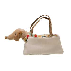 Removable Dachshund in Carrier Toy available at Bench Home