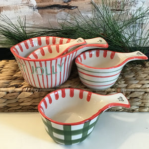 Holiday Measuring Cups Set available at Bench Home