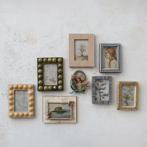 Photo Frame with Diamond Pattern | Mango Wood available at Bench Home