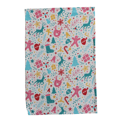 Holiday Printed Tea Towel