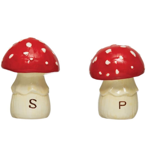 Mushroom Salt and Pepper Set