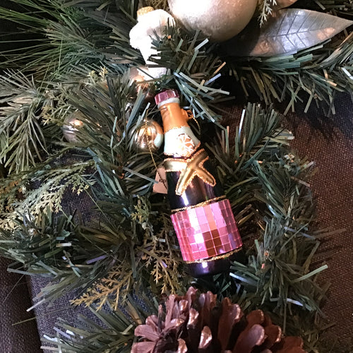 Champagne Bottle Ornament