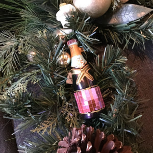 Champagne Bottle Ornament available at Bench Home