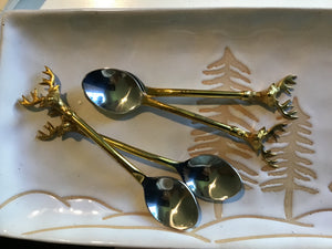Reindeer Brass Servers | 2 Styles available at Bench Home