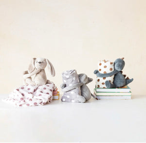 Plush Pet with Blanket | 3 Styles available at Bench Home