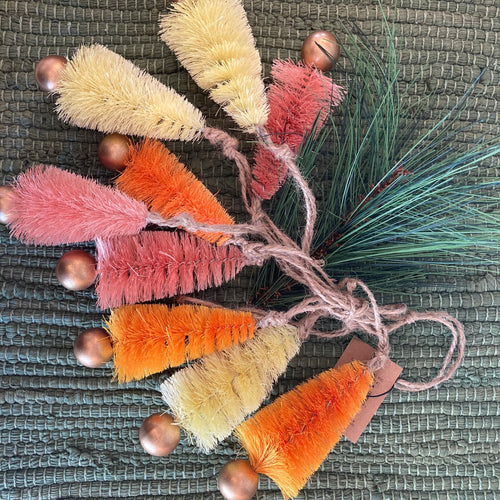 Colorful Brush Tree Garland