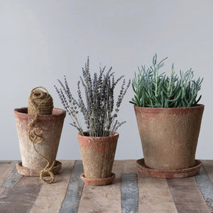Distressed Terracotta Planter available at Bench Home