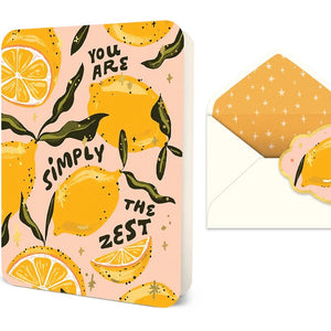 You Are Simply the Zest Card￼ available at Bench Home