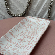 Load image into Gallery viewer, Holiday Pink &amp; White Tray