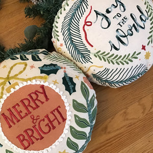 Ornament Shaped Pillow | Two Styles available at Bench Home
