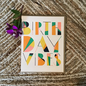 Birthday Vibes available at Bench Home