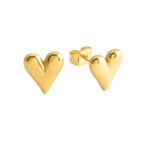 Love Stud Earrings