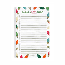 Load image into Gallery viewer, Fa La Lots To Do Notepad