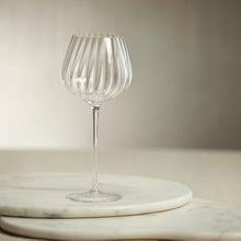 Load image into Gallery viewer, ZODAX Madeleine Optic Glassware - Clear - Red Wine Glass