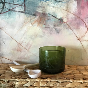 Etched Glass Votive | 4 Styles available at Bench Home