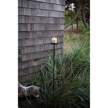 Load image into Gallery viewer, Metal &amp; Glass Candle Holder / Vase Yard Stake