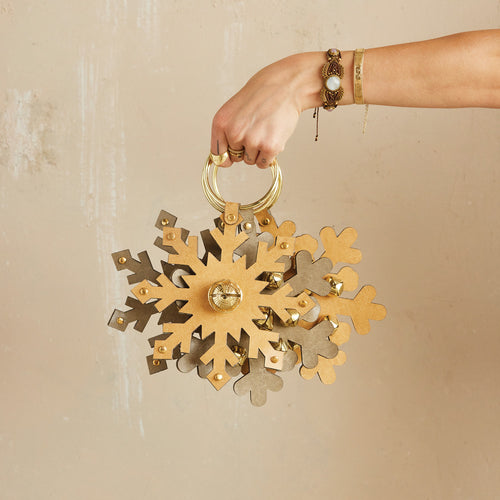 Leather Snowflake Door Hanger | Two Styles