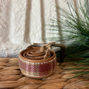 Small Cotton and Leather Dog Collar | 4 Styles available at Bench Home