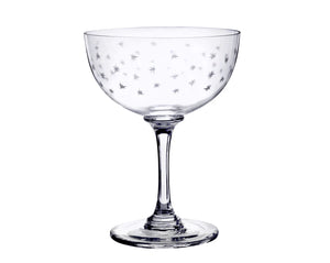 Crystal Champagne Saucers | 3 Styles available at Bench Home