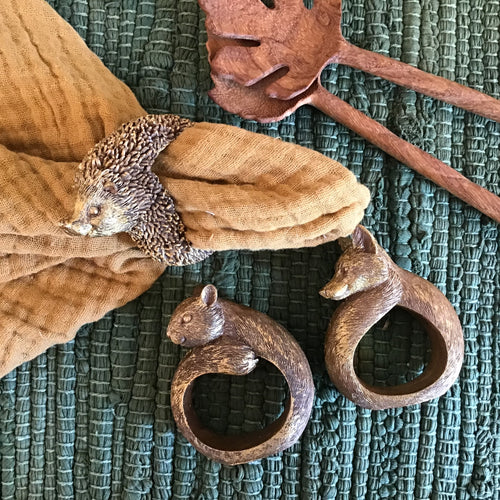 Gold Animal Napkin Ring | 3 Styles
