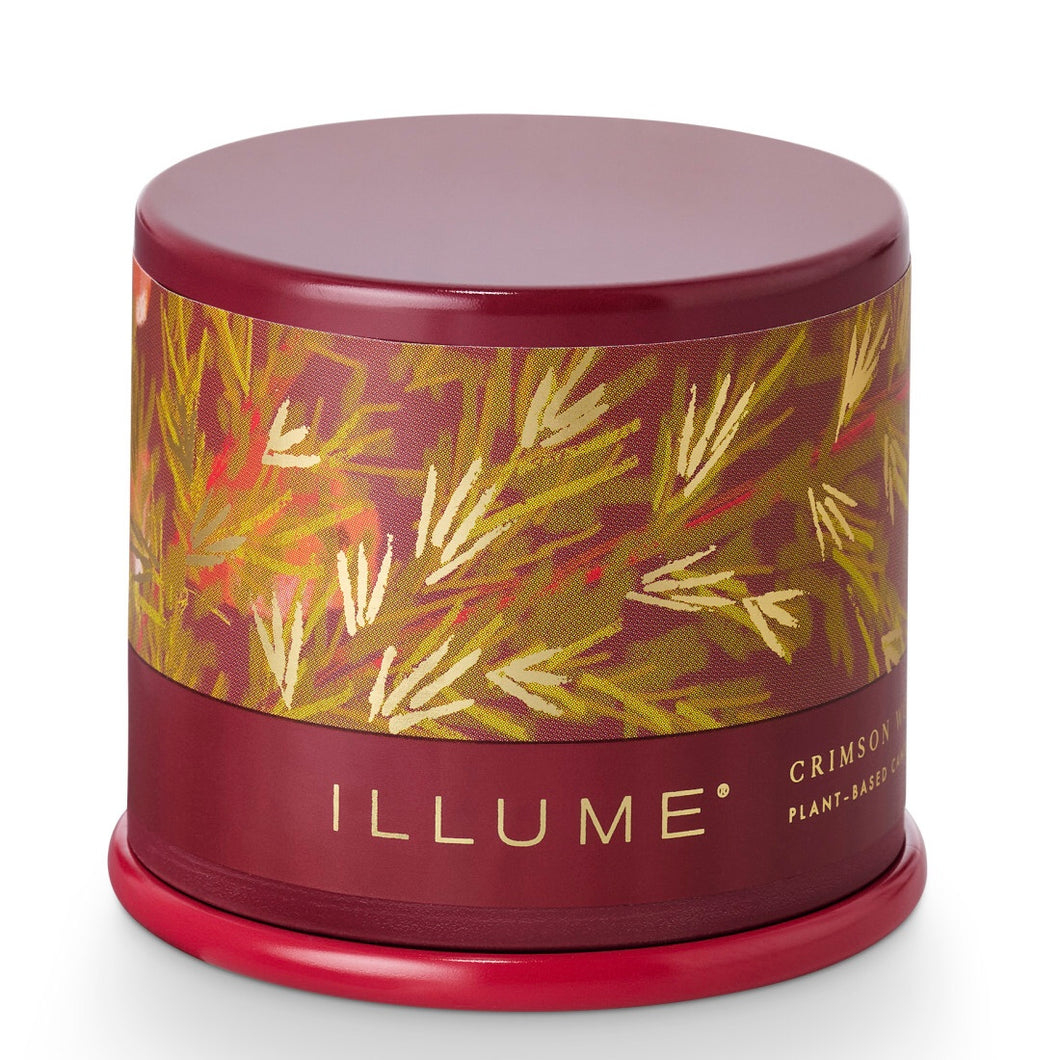 Crimson Woods Vanity Tin Candle