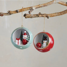Load image into Gallery viewer, Wooden Holiday Ornament LED Lights | Two Styles